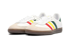 Adidas Samba OG White Rasta, Cloud White/Yellow/Collegiate Green (IH3118)