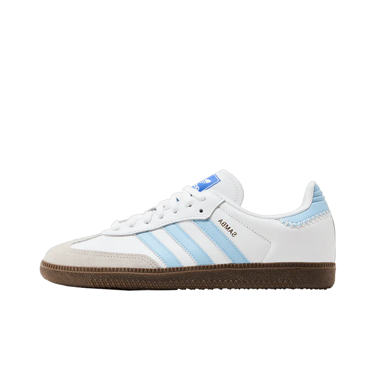 Adidas Samba OG White Sky Blue, Foowear White/Clear Sky/Blue (JI2003)