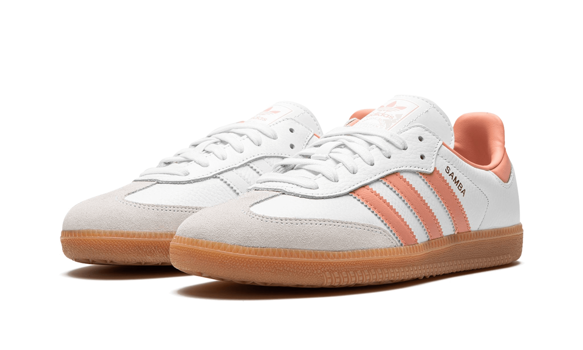 Adidas Samba OG White Wonder Clay Gum, Cloud White/Wonder Clay/Crystal White (IG5932)