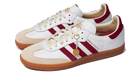 Adidas Samba Sporty & Rich White Collegiate Burgundy, Cloud White/Collegiate Burgundy/Cream White (IF5660)