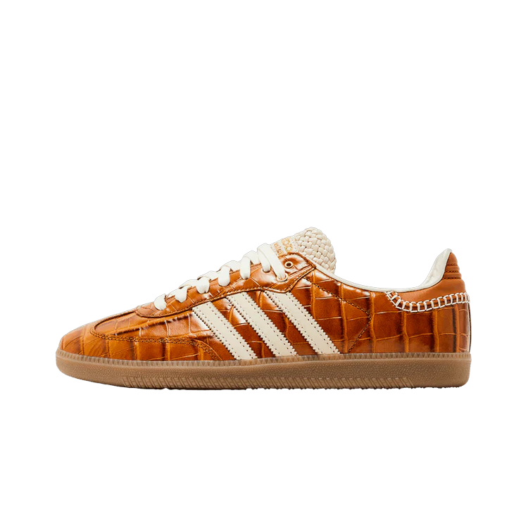 Adidas Samba Wales Bonner Brown Croc, Supplier Color/Wonder White/Night Brown (JH9826)