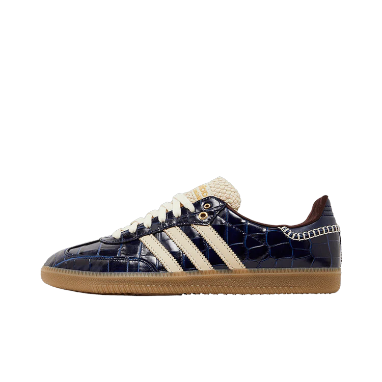 Adidas Samba Wales Bonner Navy Croc, Collegiate Navy/Wonder White/Night Red (JH9825)