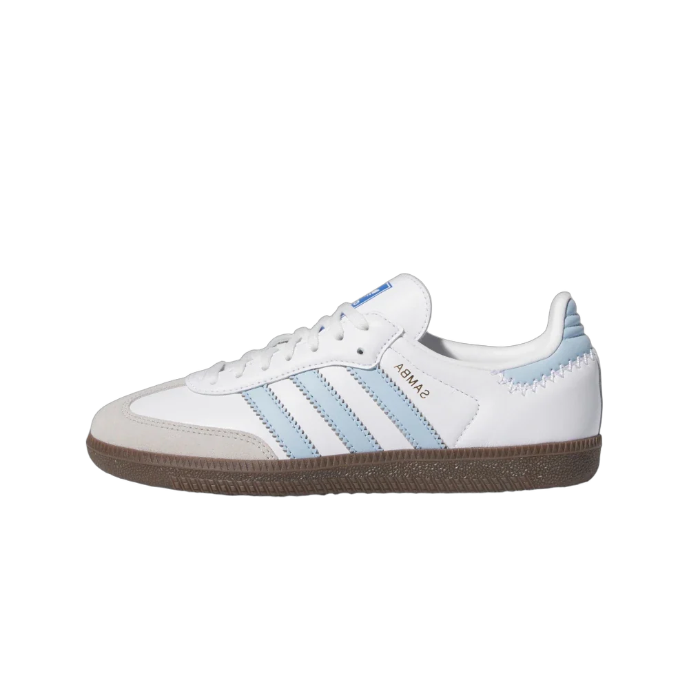 Adidas Samba White Clear Sky, Footwear White/Clear Sky/Blue (JI2009)
