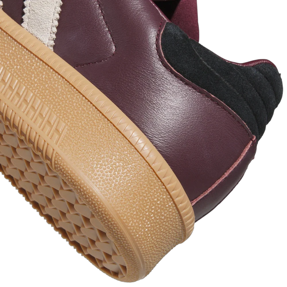 Adidas Samba XLG Maroon, Black/Maroon/Grey (JQ2388)