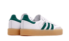 Adidas Sambae White Collegiate Green Gum, Cloud White/Collegiate Green/Cloud White (ID0440)