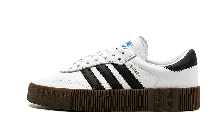 Adidas Sambarose White Black Gum, Cloud White/Core Black/Gum (AQ1134)