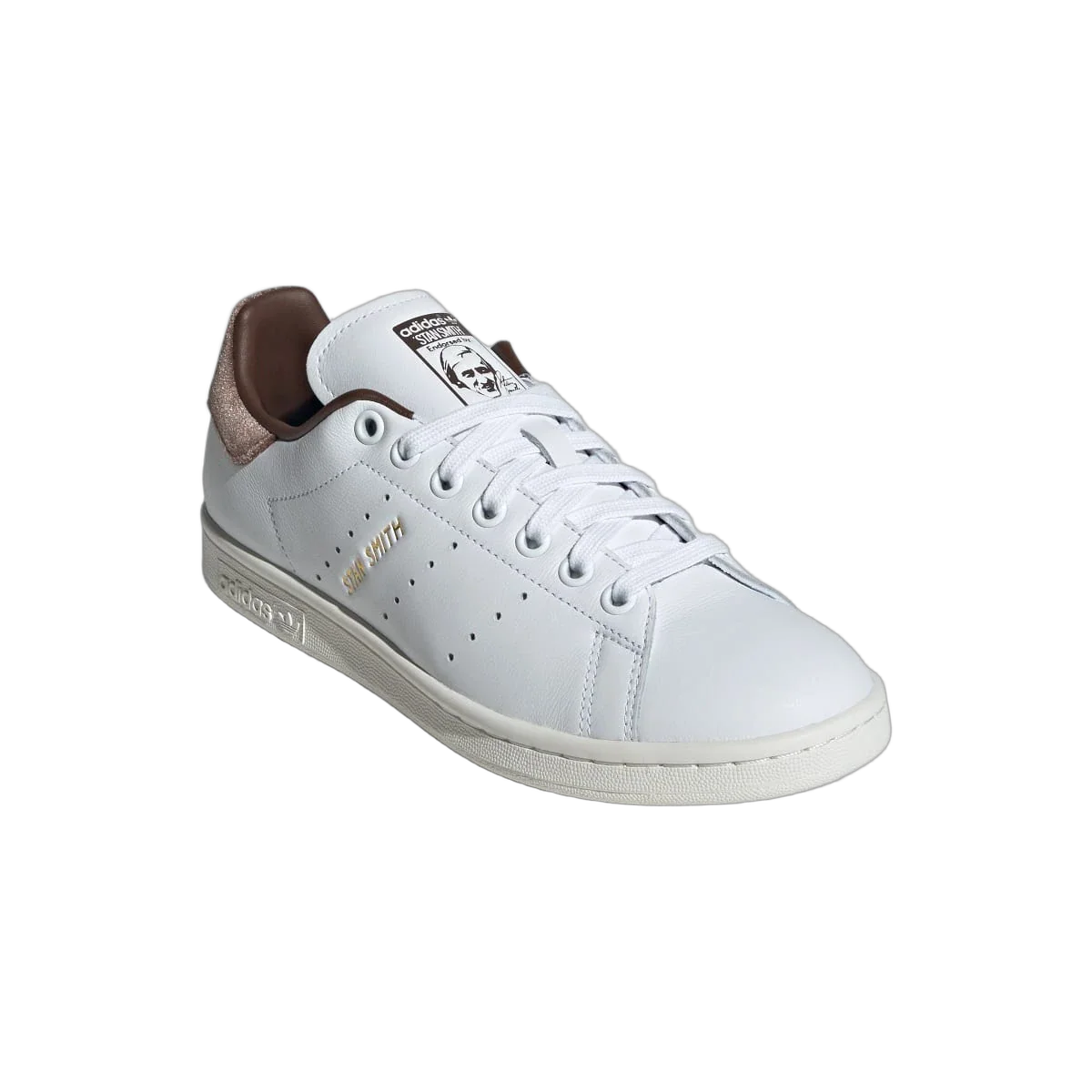 Adidas Stan Smith Cloud White Gold Metallic Brown