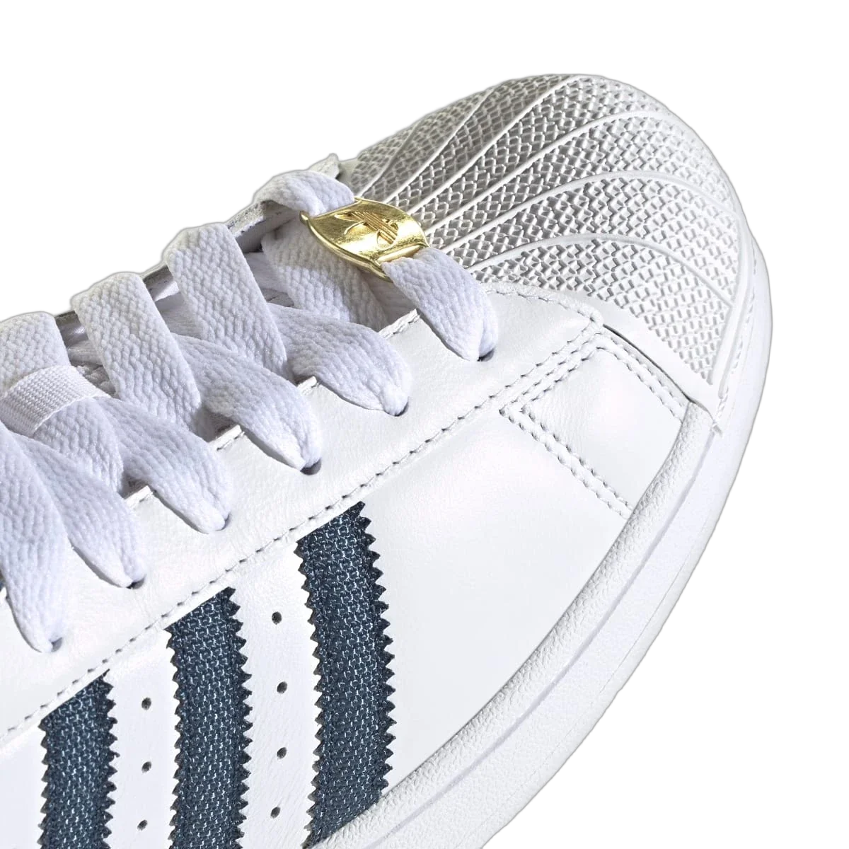 Adidas Superstar 2 Cloud White Crew Navy Gold Metallic