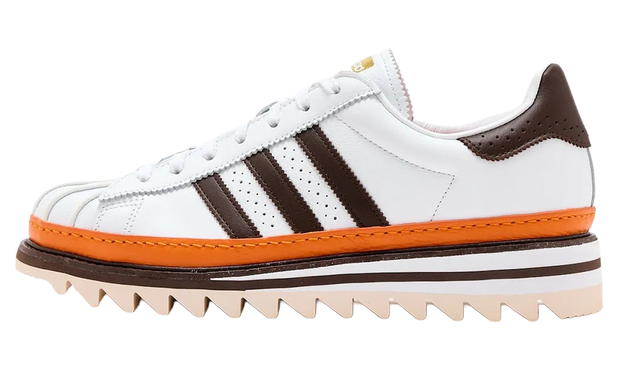 Adidas Superstar CLOT by Edison Chen White Coffee