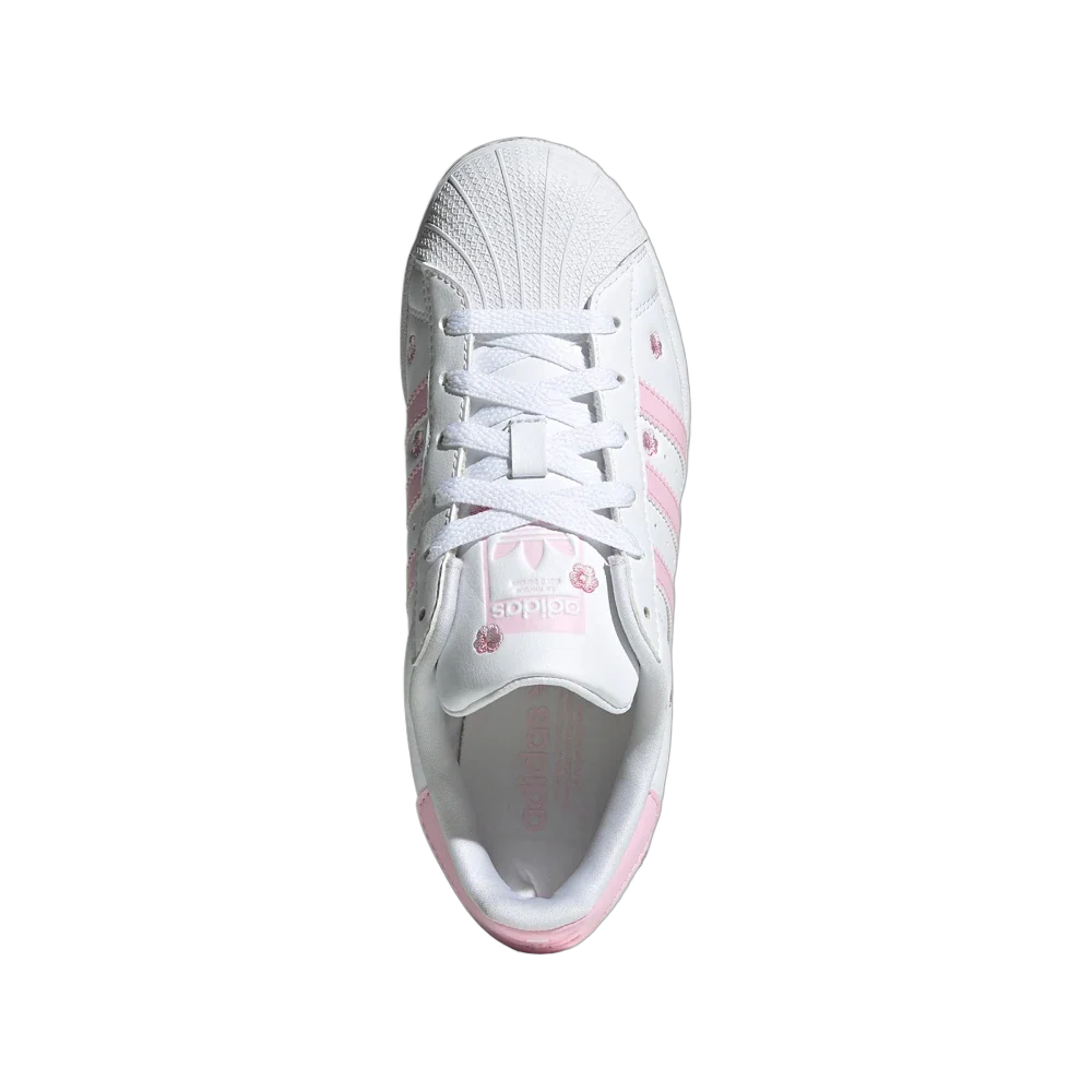 Adidas Superstar Cloud White Clear Pink, Cloud White/Clear Pink/Cloud White (IG7015)