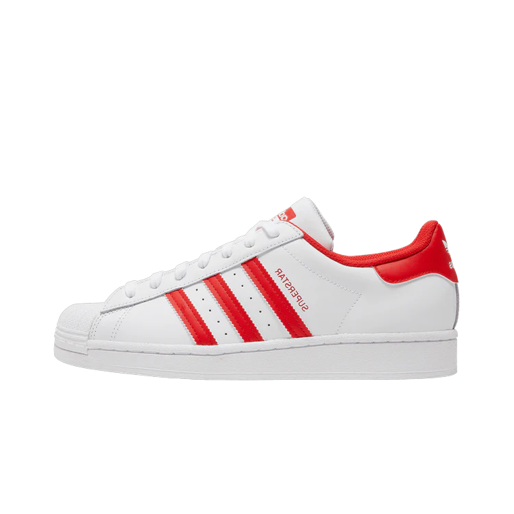 Adidas Superstar Cloud White Vivid Red, Cloud White/Vivid Red/Cloud White (GZ3741)