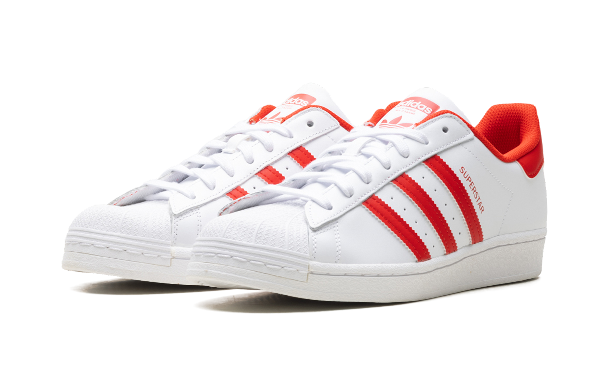 Adidas Superstar Cloud White Vivid Red