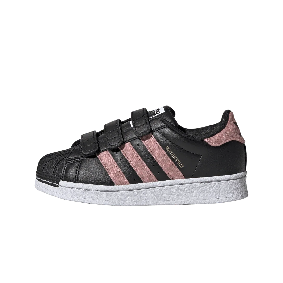Adidas Superstar Comfort Closure Core Black Gold Metallic (PS)