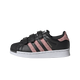 Adidas Superstar Comfort Closure Core Black Gold Metallic (PS)