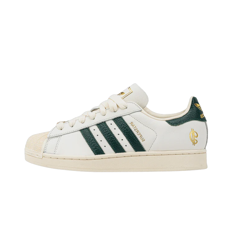 Adidas Superstar II Damian Lillard Dame Time, Core White/Collegiate Green/Gold Metallic (JQ6119)
