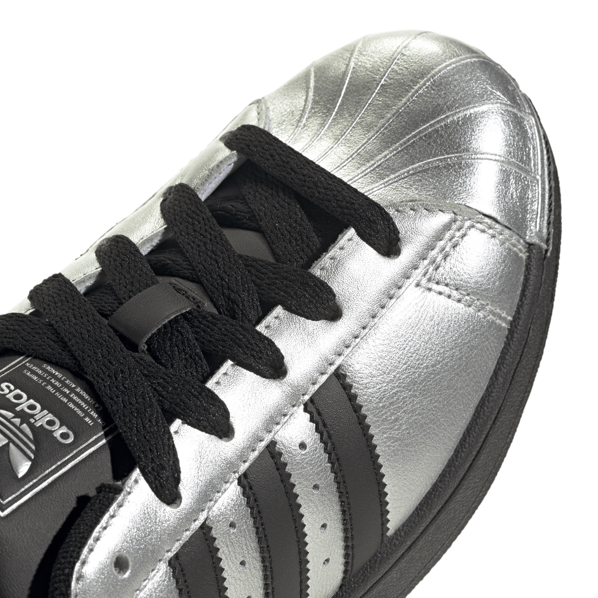 Adidas Superstar II Silver Metallic Black
