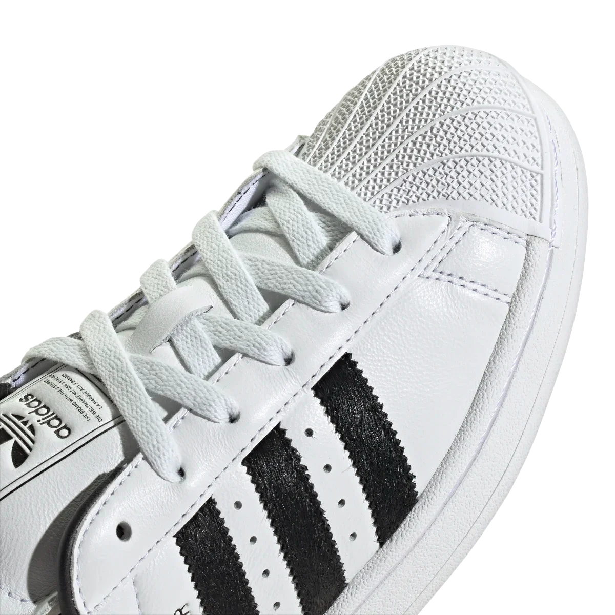 Adidas Superstar II White Black Pony Hair, Cloud White/Core Black/Cloud White (JH7052)