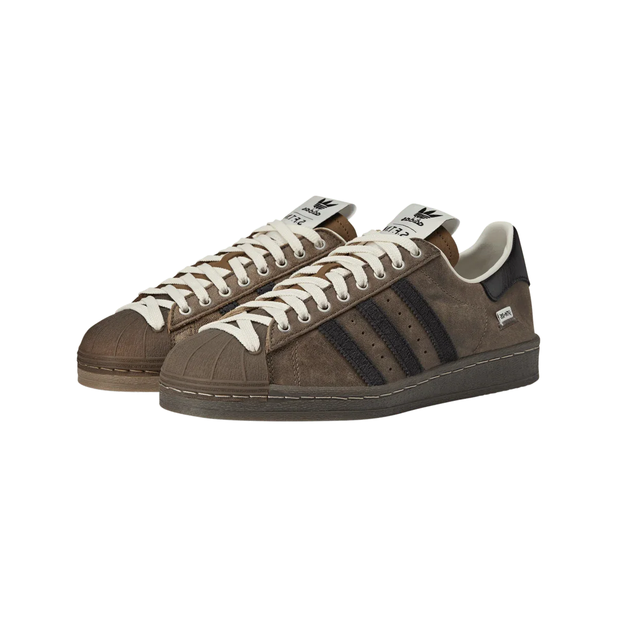 Adidas Superstar Song for the Mute Brown Black, Supplier Colour/Core Black/Cream White (JR8043)