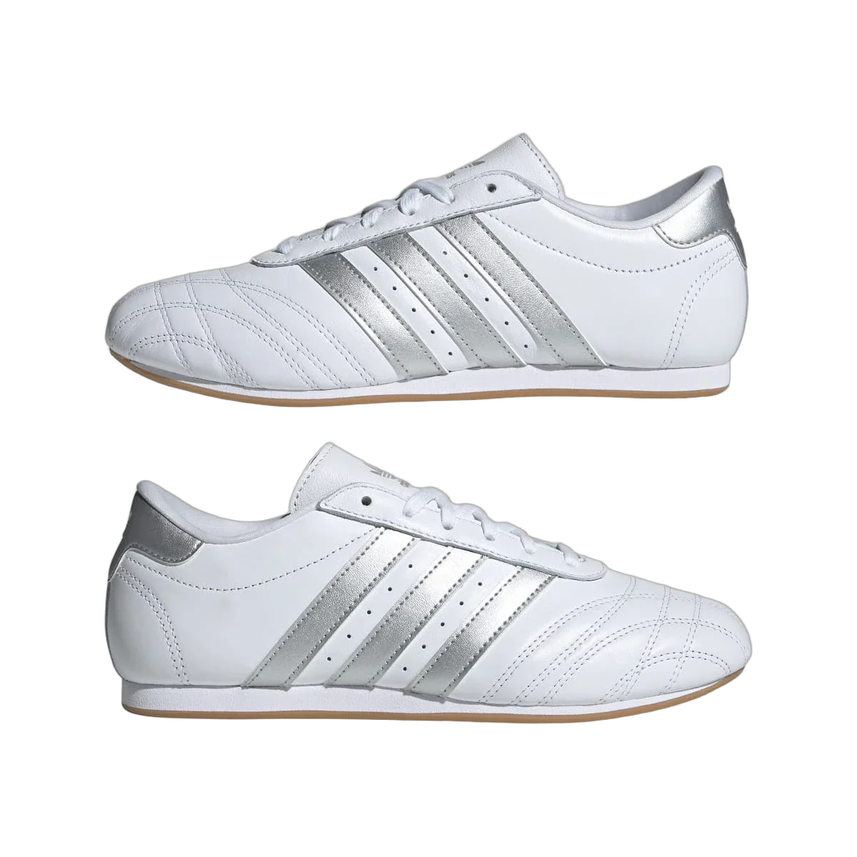 Adidas Taekwondo Cloud White Silver Metallic Gum