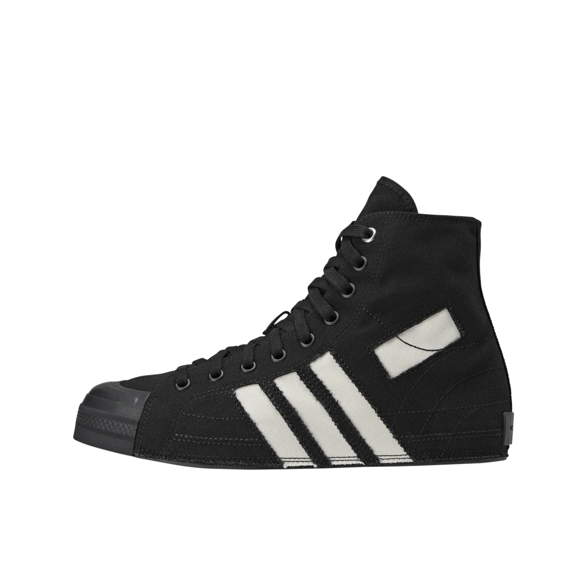 Adidas Y-3 Nizza Hi Black Off White Cut Out