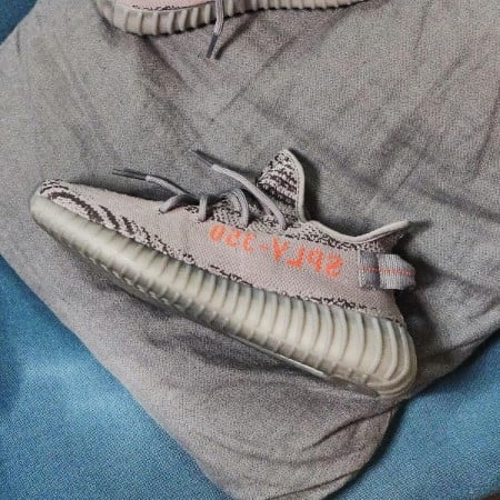 Adidas Yeezy Boost 350 V2 Beluga 2.0, Grey/Bold Orange/Dark Solid Grey (AH2203)
