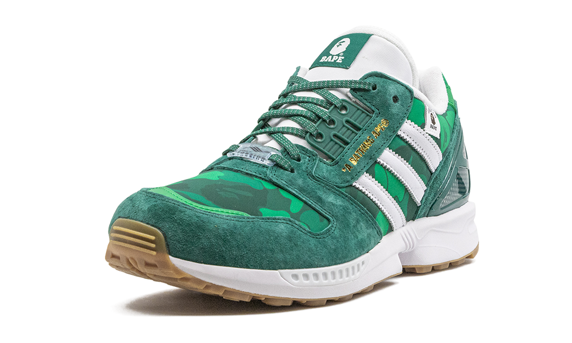 Adidas ZX 8000 Bape Undefeated Green