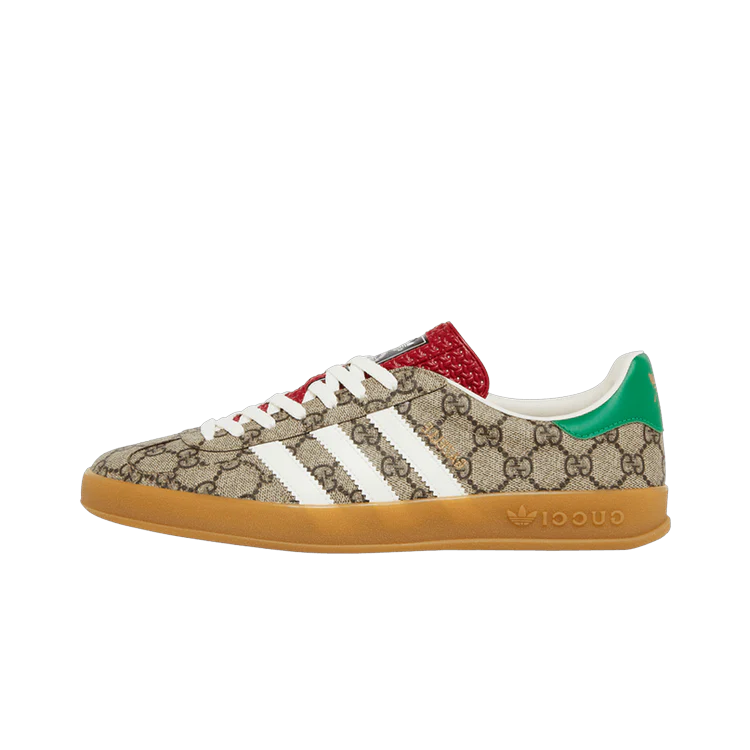 Adidas x Gucci Gazelle Beige GG Monogram, Beige Tone/Core White/Beige Tone (IE2262)