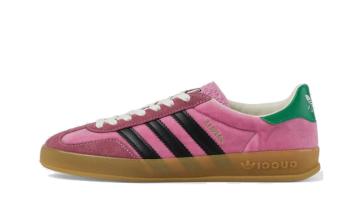 Adidas x Gucci Gazelle Pink, Pink/Collegiate Purple/Bold Green (HQ8852)