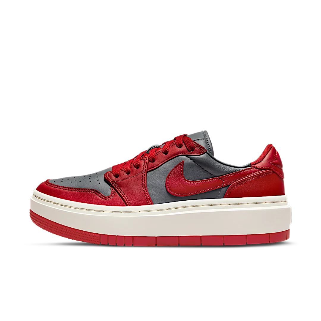 Air Jordan 1 Elevate Low Dark Grey Varsity Red, Dark Grey/Varsity Red-Sail (DH7004-006)