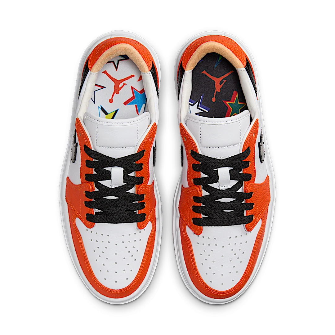 Air Jordan 1 Elevate Low SE WNBA Brilliant Orange, Brilliant Orange/White/Black (FD9100-801)