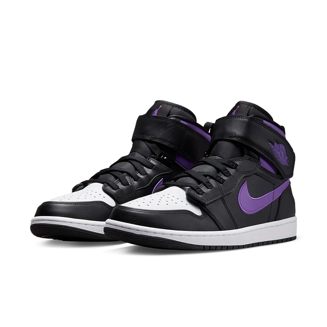 Air Jordan 1 High FlyEase Black Bright Violet