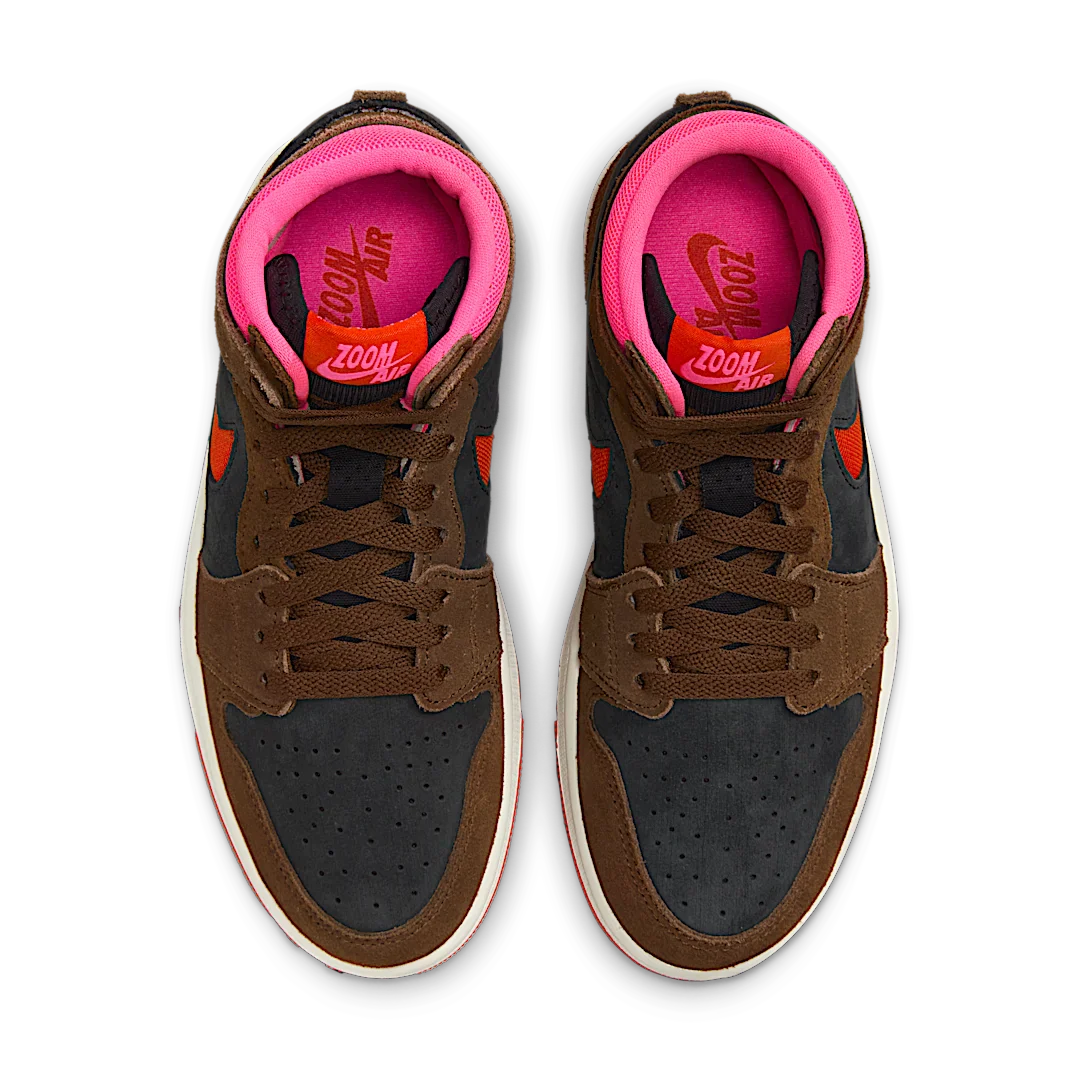 Air Jordan 1 High Zoom Air CMFT 2 Cacao Wow Picante Red, Cacao Wow/Picante Red/Black/Hyper Pink/Sail (DV1305-206)