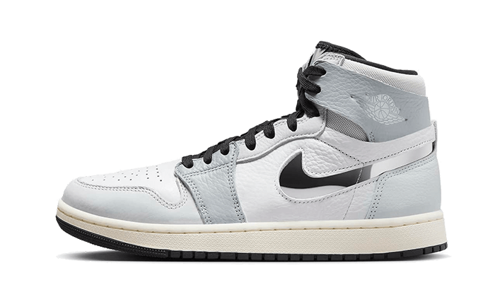 Air Jordan 1 High Zoom Air CMFT 2 Chicago Women's Collective, White/Photon Dust/Wolf Grey/Metallic Silver (FJ4652-100)