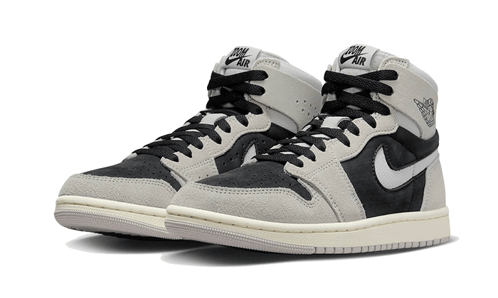 Air Jordan 1 High Zoom Air CMFT 2 Light Iron Ore, Light Iron Ore/Neutral Grey-Black-Coconut Milk (DV1305-001)