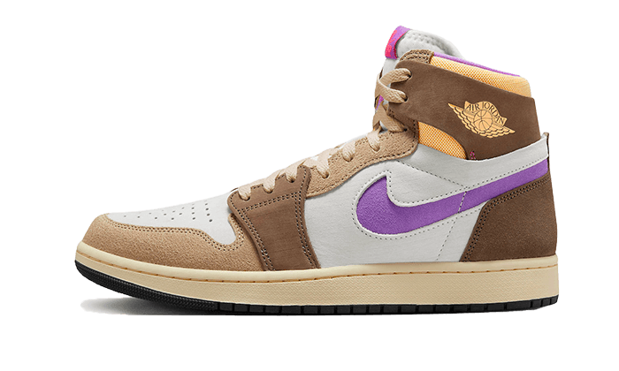 Air Jordan 1 High Zoom Air CMFT 2 Palomino Wild Berry, Palomino/Melon Tint-Wild Berry-Desert-Sail (DV1307-205)