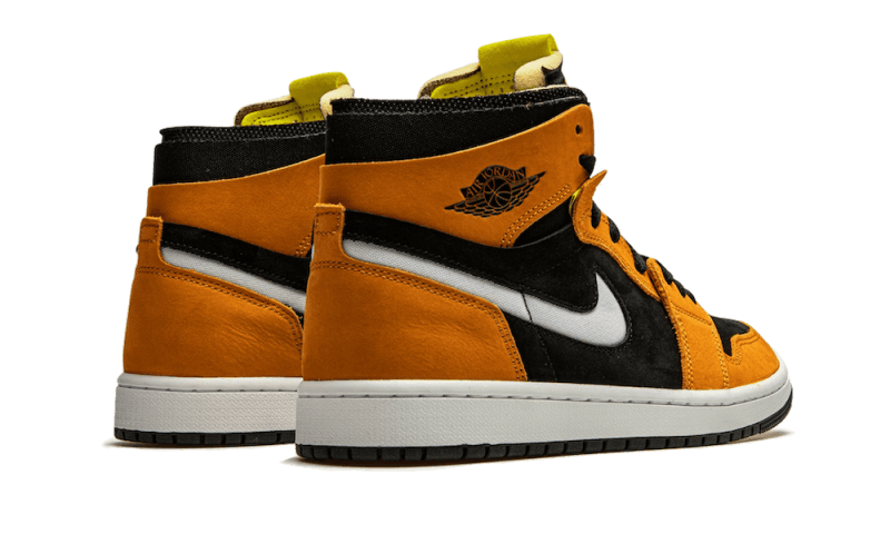 Air Jordan 1 High Zoom Air CMFT Black Monarch, Black/White-Monarch-Opti Yellow (CT0978-002)