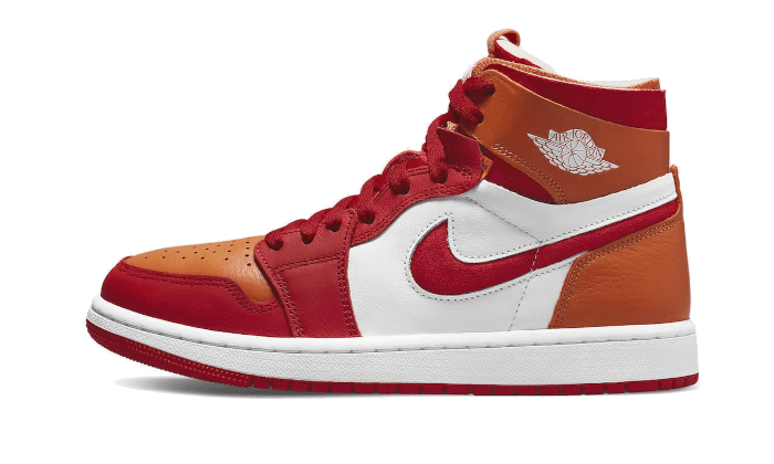 Air Jordan 1 High Zoom Air CMFT Fire Red Hot Curry, Fire Red/Fire Red/Hot Curry/White (CT0979-603)