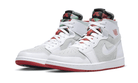 Air Jordan 1 High Zoom Air CMFT Hare, White/Grey/Red-Orange (CT0978-100)