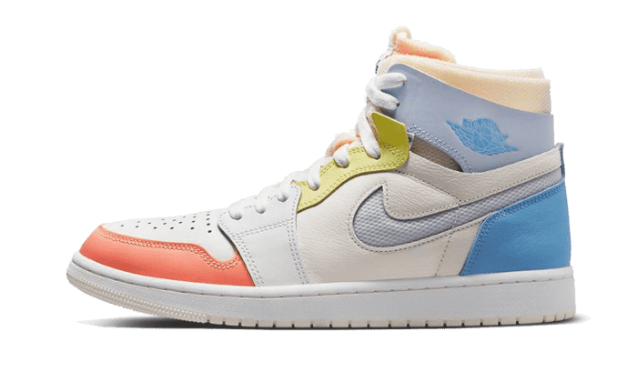 Air Jordan 1 High Zoom Air CMFT To My First Coach, Sail/White-Zitron-Summit White (DJ6910-100)