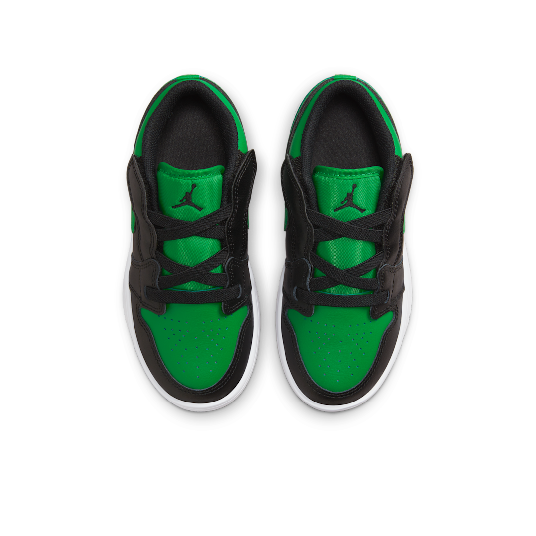 Air Jordan 1 Low ALT Black Lucky Green White (PS)