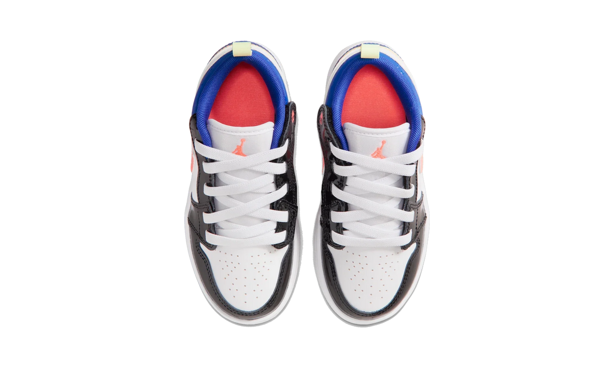 Air Jordan 1 Low ALT SE White Black Royal Bright Mango (PS)