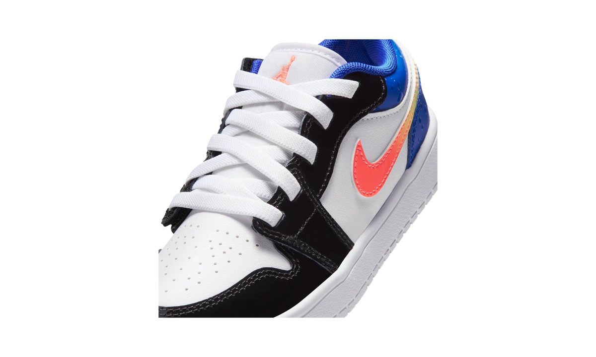 Air Jordan 1 Low ALT SE White Black Royal Bright Mango (PS)