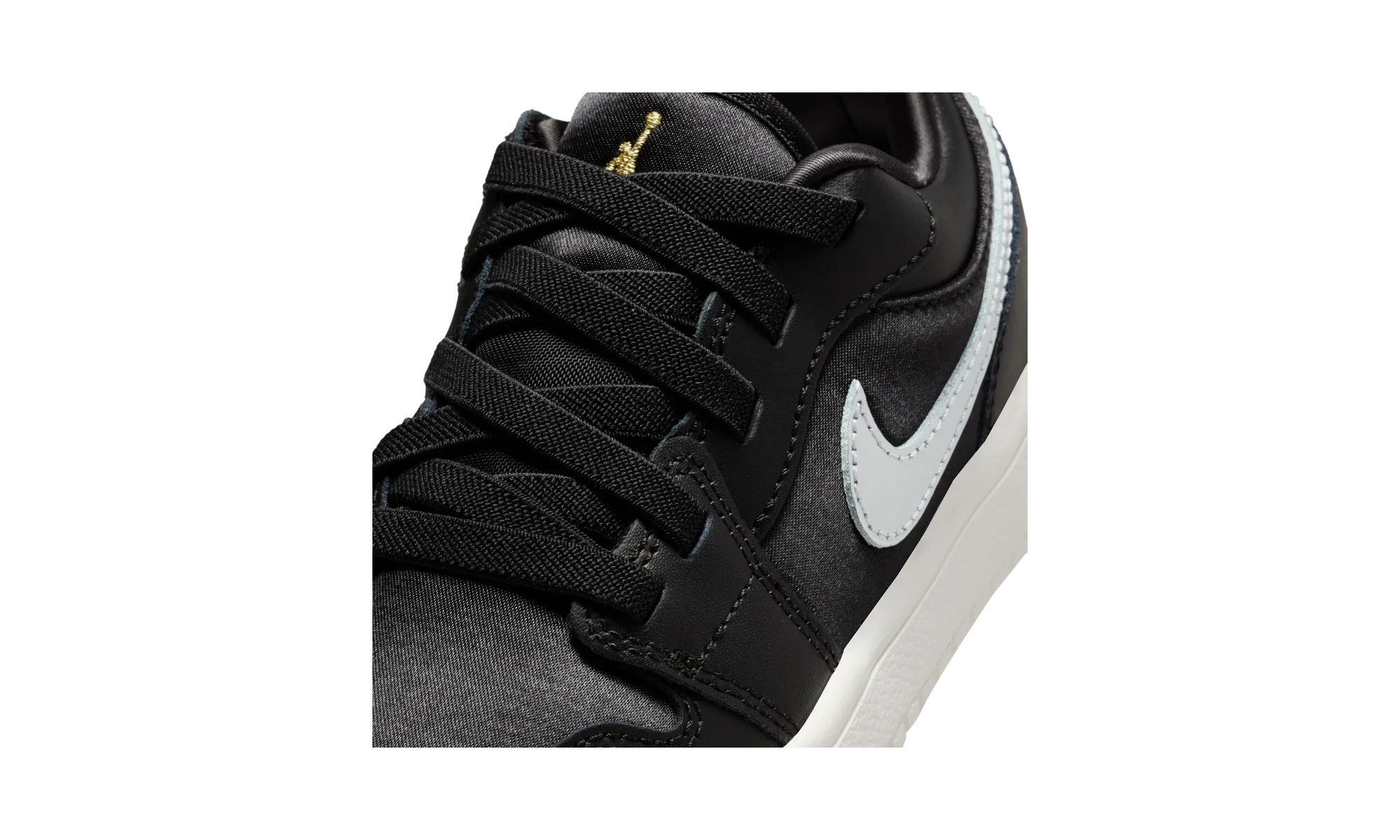 Air Jordan 1 Low Alt SE Black Silver Sail Gold (PS)