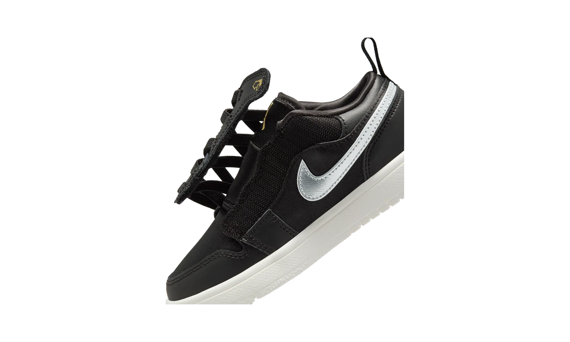 Air Jordan 1 Low Alt SE Black Silver Sail Gold (PS)