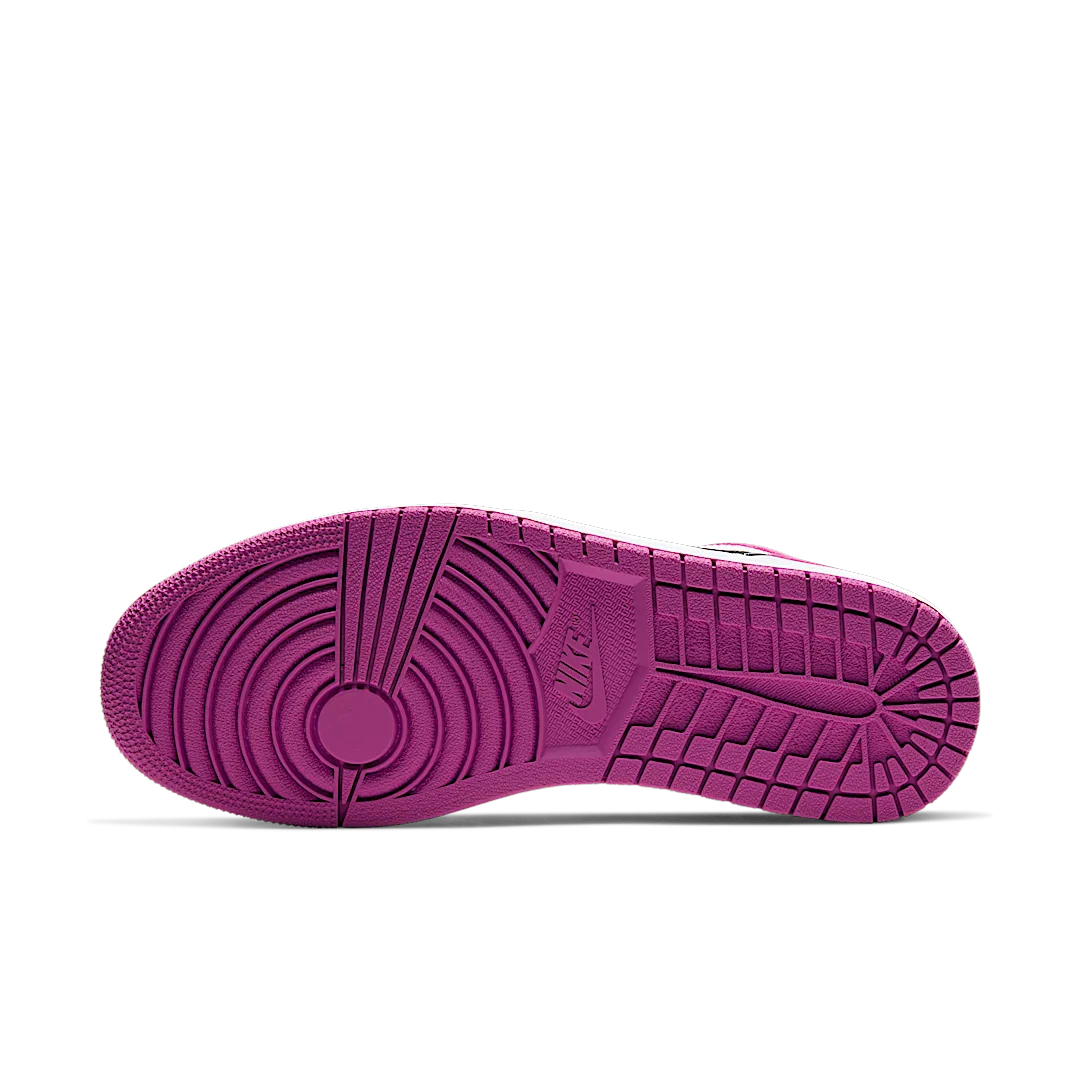 Air Jordan 1 Low Black Active Fuchsia, Black/Active Fuchsia-White-Black (CK3022-005)