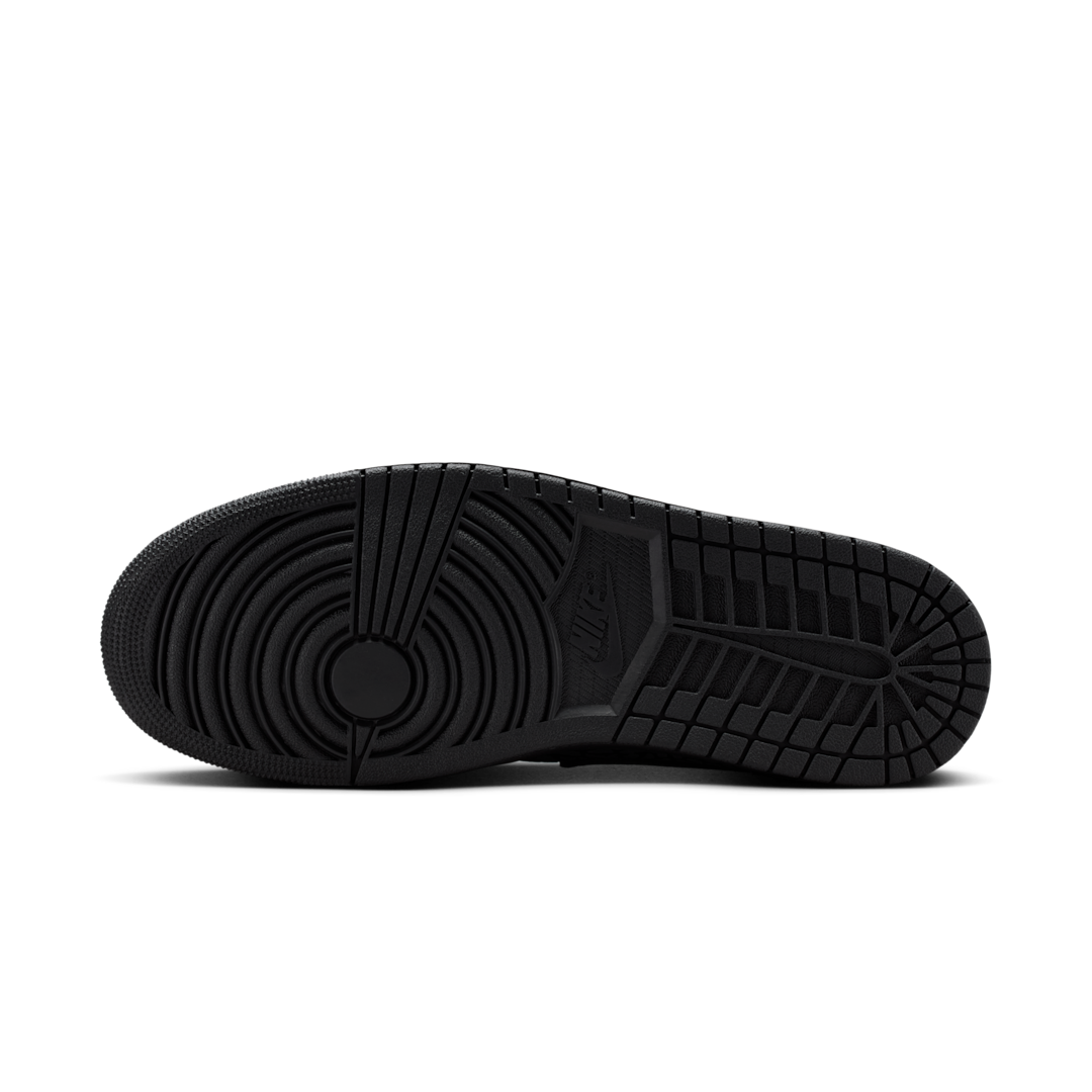 Air Jordan 1 Low Black Elephant Print, Black/Anthracite/Tour Yellow (IM6568-010)