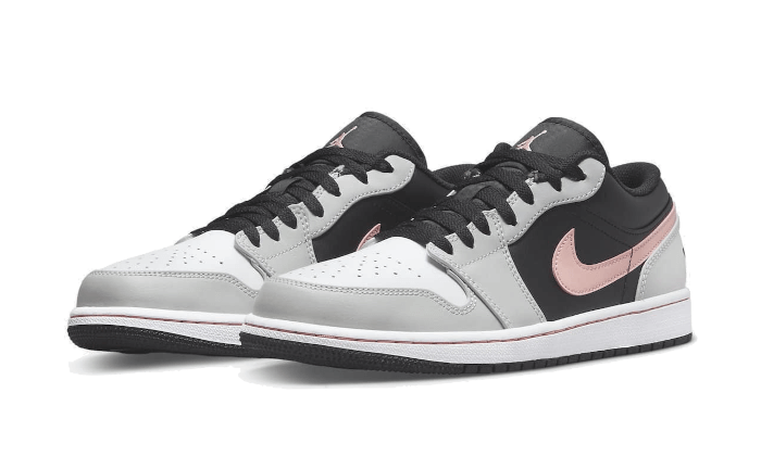 Air Jordan 1 Low Black Grey Pink, Black/Grey/Pink (553558-062)