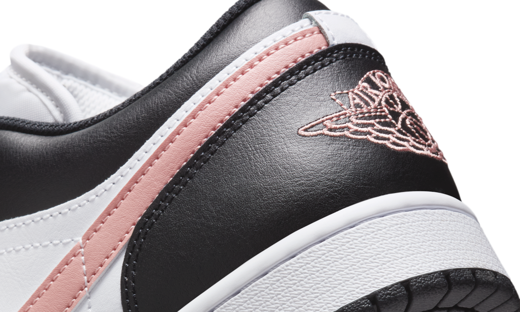 Air Jordan 1 Low Black Rust Pink