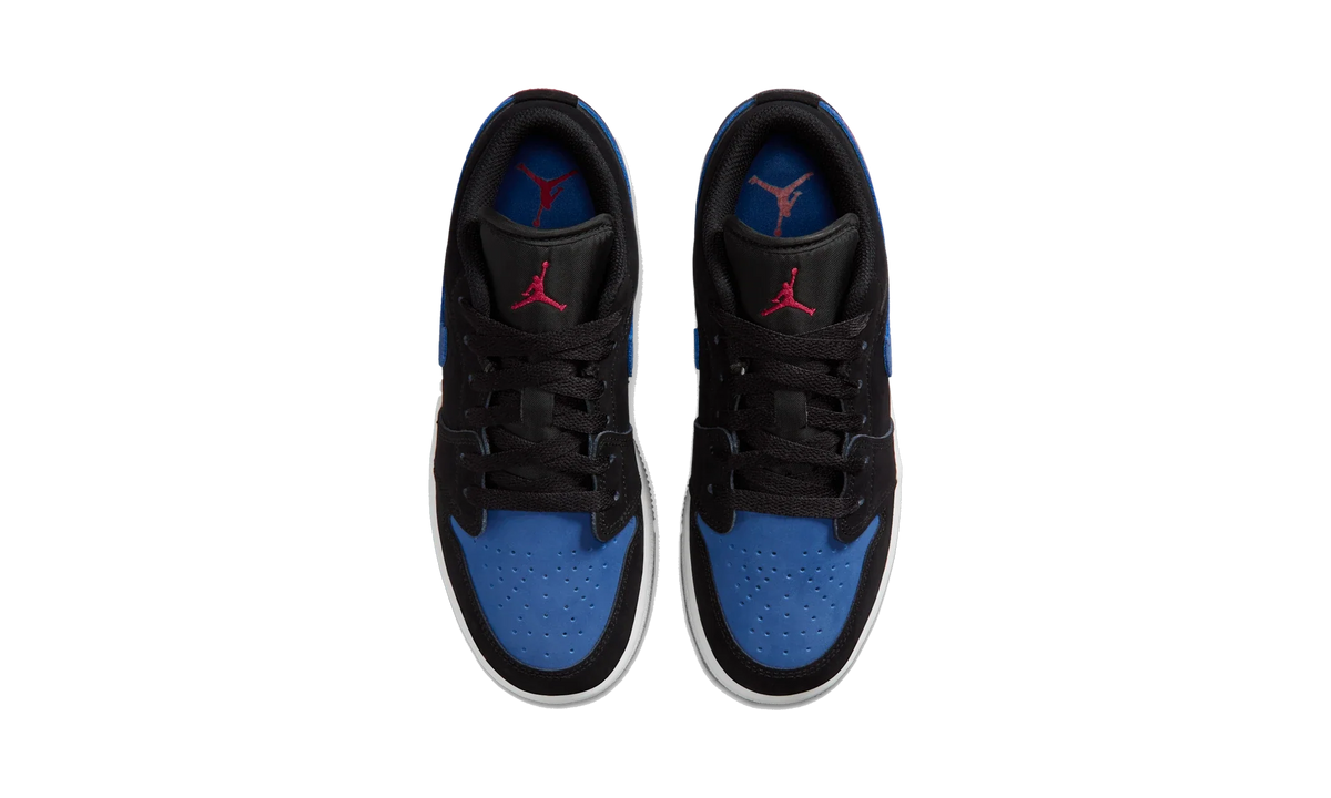 Air Jordan 1 Low Black True Blue Varsity Red