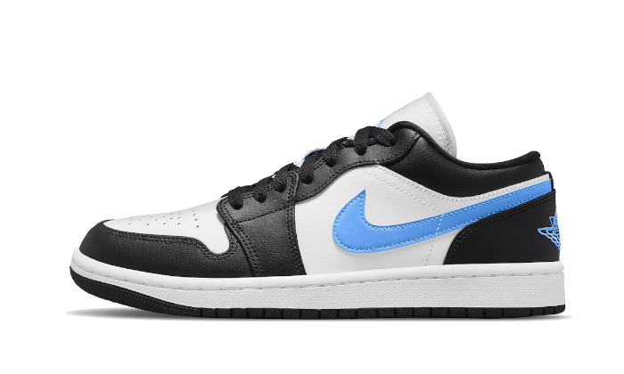 Air Jordan 1 Low Black University Blue White, Black/University Blue-White (DC0774-041)